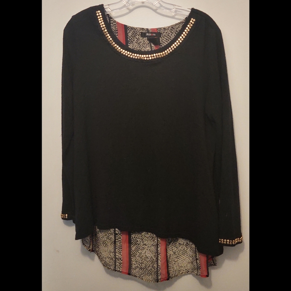Style & Co Scoop Neck Sweater